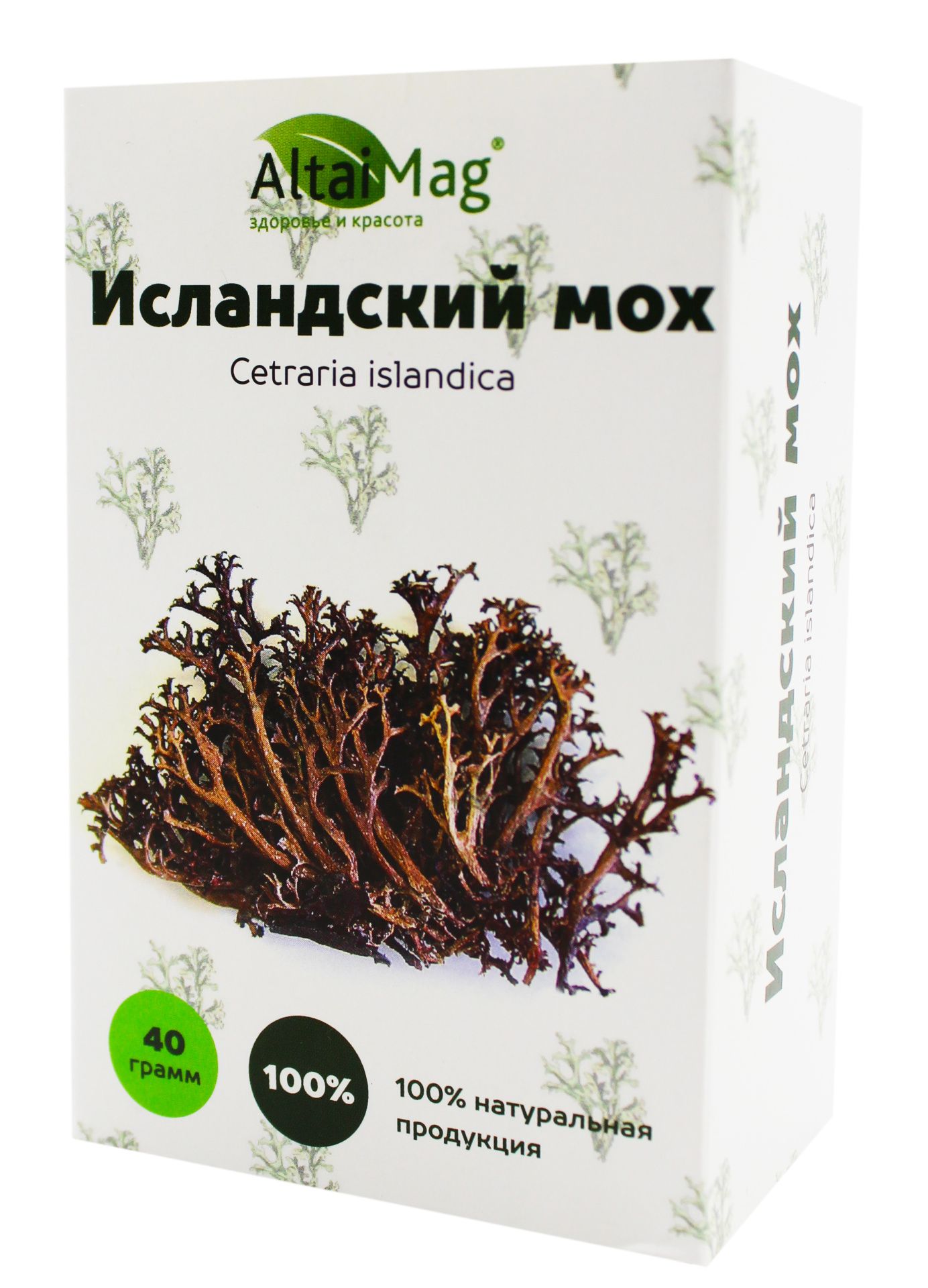 Исландский мох (цетрария) АлтайМаг 40г в Люберцах — купить недорого по  низкой цене в интернет аптеке AltaiMag