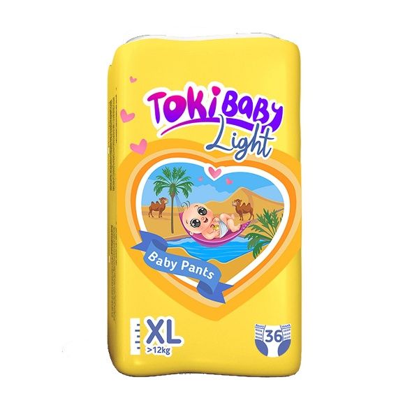 Изображение товара Подгузники-трусики TOKIBABY детские Лайт XL 36шт Подгузники-трусики TOKIBABY детские Лайт XL 36шт фотография