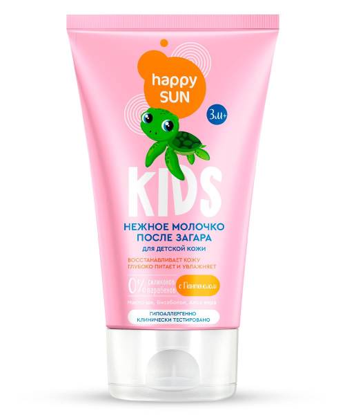 Изображение товара Молочко нежное после загара для детской кожи Happy Sun 150мл Молочко нежное после загара для детской кожи Happy Sun 150мл фотография